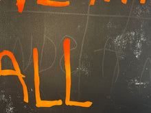 Load image into Gallery viewer, CB HOYO 'We Are All Fucked' (orange) Offset Lithograph - Signari Gallery