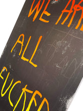 Load image into Gallery viewer, CB HOYO 'We Are All Fucked' (orange) Offset Lithograph - Signari Gallery