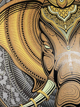 Load image into Gallery viewer, CHRIS SAUNDERS 'Elephant Mandala' Screen Print