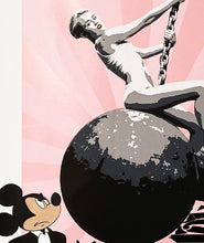 Load image into Gallery viewer, DS 'Miley's Smash Hits' (pink) Hand-Finished Silkscreen Print - Signari Gallery