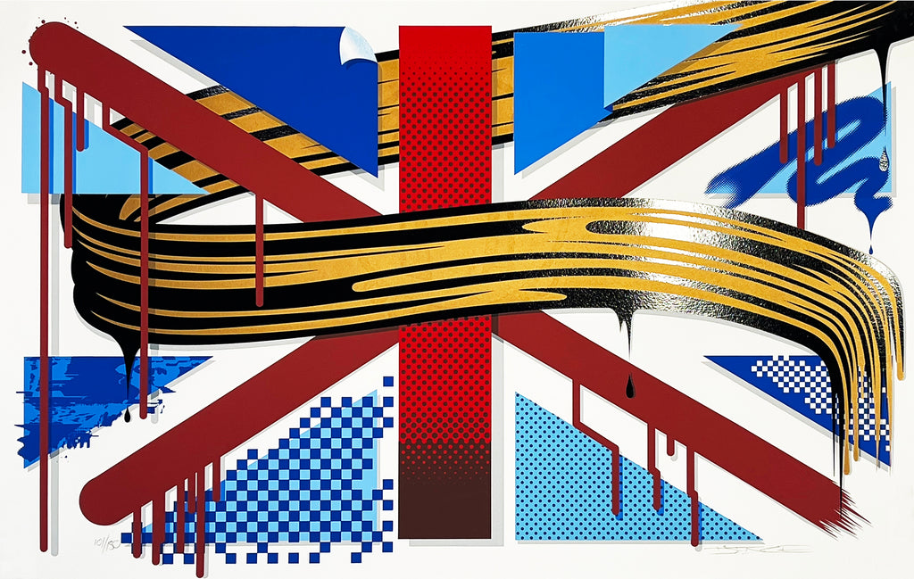 D*FACE 'Union Jacked' 13-Color Screen Print - Signari Gallery