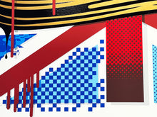 Load image into Gallery viewer, D*FACE 'Union Jacked' 13-Color Screen Print - Signari Gallery