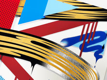 Load image into Gallery viewer, D*FACE 'Union Jacked' 13-Color Screen Print - Signari Gallery