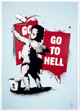 Load image into Gallery viewer, EELUS 'Cheeky Cherub' Silkscreen Print - Signari Gallery