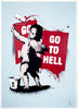 EELUS 'Cheeky Cherub' Silkscreen Print - Signari Gallery