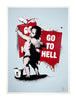 EELUS 'Cheeky Cherub' Silkscreen Print - Signari Gallery