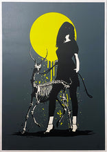 Load image into Gallery viewer, EELUS 'Deer-E-Me' Rare Mounted Screen Print