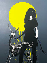 Load image into Gallery viewer, EELUS 'Deer-E-Me' Rare Mounted Screen Print