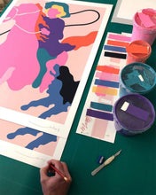 Load image into Gallery viewer, EELUS 'The Pursuit' 8-Color Screen Print