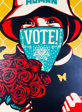 Load image into Gallery viewer, ERNESTO YERENA x SHEPARD FAIREY 'Vote! Stop Fascism' Screen Print