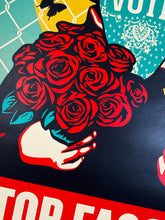 Load image into Gallery viewer, ERNESTO YERENA x SHEPARD FAIREY 'Vote! Stop Fascism' Screen Print