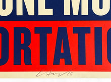 Load image into Gallery viewer, ERNESTO YERENA x SHEPARD FAIREY 'Not One More' Screen Print - Signari Gallery