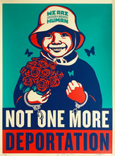 Load image into Gallery viewer, ERNESTO YERENA x SHEPARD FAIREY 'Not One More' Screen Print