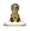 JUCE GACE 'A Wood Awakening: Chill-Out' (gold chrome) Porcelain Art Figure