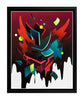 MIKAEL B 'Firelight' Framed Archival Pigment Print