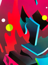 Load image into Gallery viewer, MIKAEL B 'Firelight' Framed Archival Pigment Print