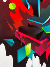 Load image into Gallery viewer, MIKAEL B 'Firelight' Framed Archival Pigment Print