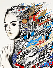 Load image into Gallery viewer, PREFAB 77 'Cloak of Fire' Framed 14-Color Screen Print