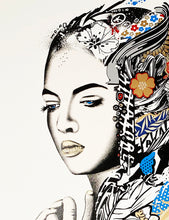 Load image into Gallery viewer, PREFAB 77 'Cloak of Fire' 14-Color Screen Print - Signari Gallery