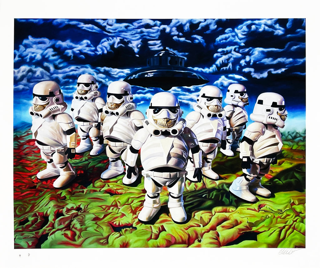 RON ENGLISH 'Grin Guard' Archival Pigment Print - Signari Gallery