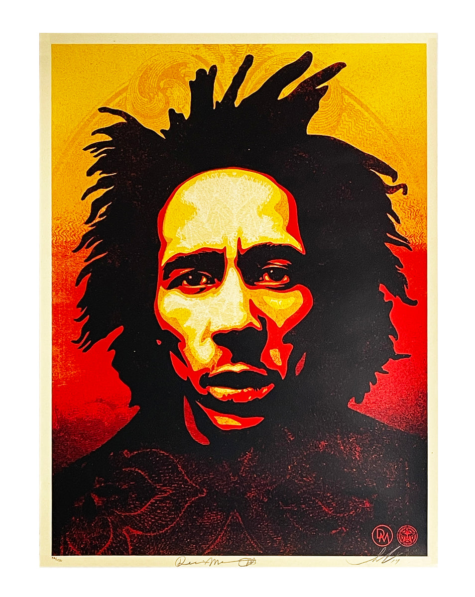 Shepard Fairey Dennis Morris Bob Marley - インテリア