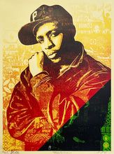 Load image into Gallery viewer, SHEPARD FAIREY 'Chuck D: Black Steel' (Subliminal) Screen Print - Signari Gallery