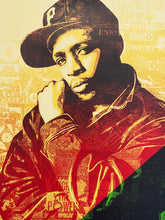 Load image into Gallery viewer, SHEPARD FAIREY 'Chuck D: Black Steel' (Subliminal) Screen Print - Signari Gallery