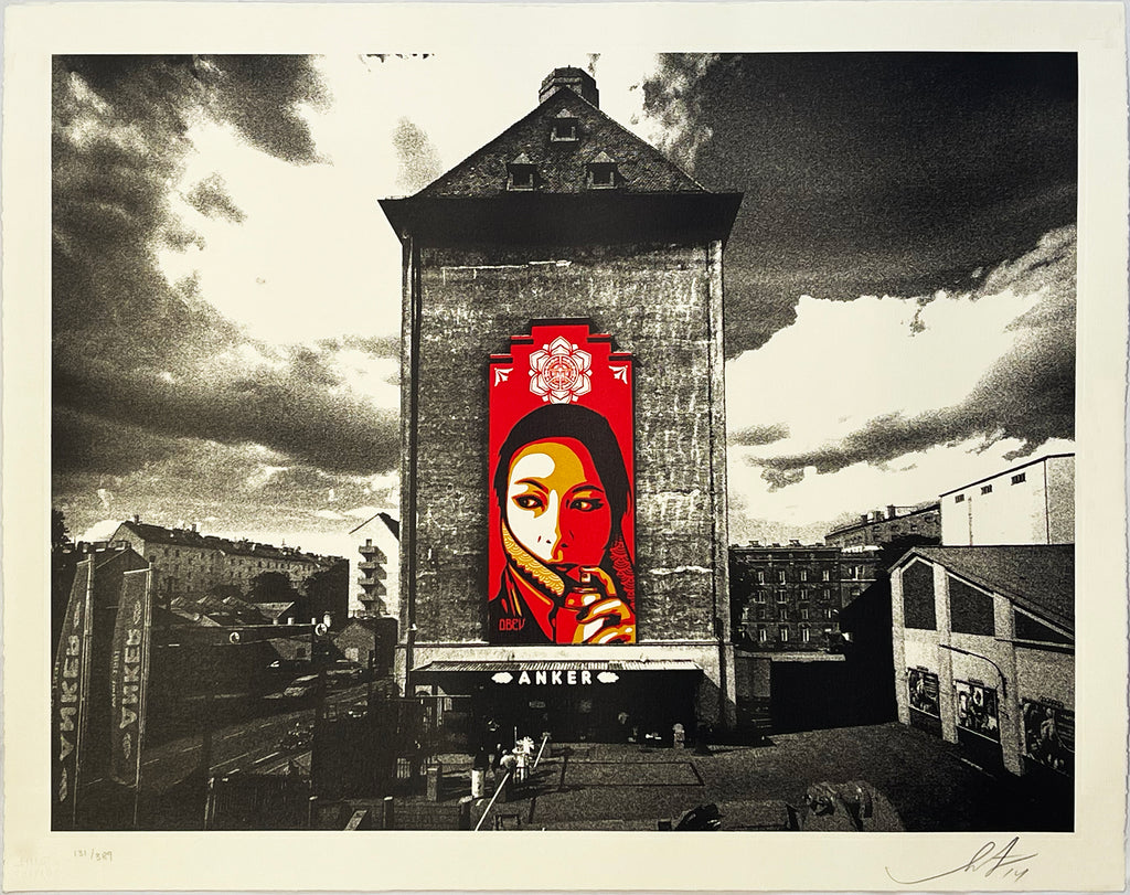 SHEPARD FAIREY 'Commanda Mural' Heliograph/Lithograph - Signari Gallery