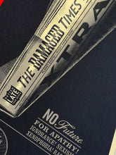 Load image into Gallery viewer, SHEPARD FAIREY 'Damaged Times' Screen Print - Signari Gallery