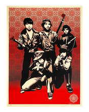 Load image into Gallery viewer, SHEPARD FAIREY 'Defiant Youth' Screen Print (Rare AP)