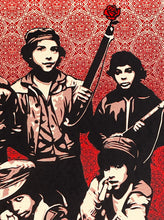 Load image into Gallery viewer, SHEPARD FAIREY 'Defiant Youth' Screen Print (Rare AP)