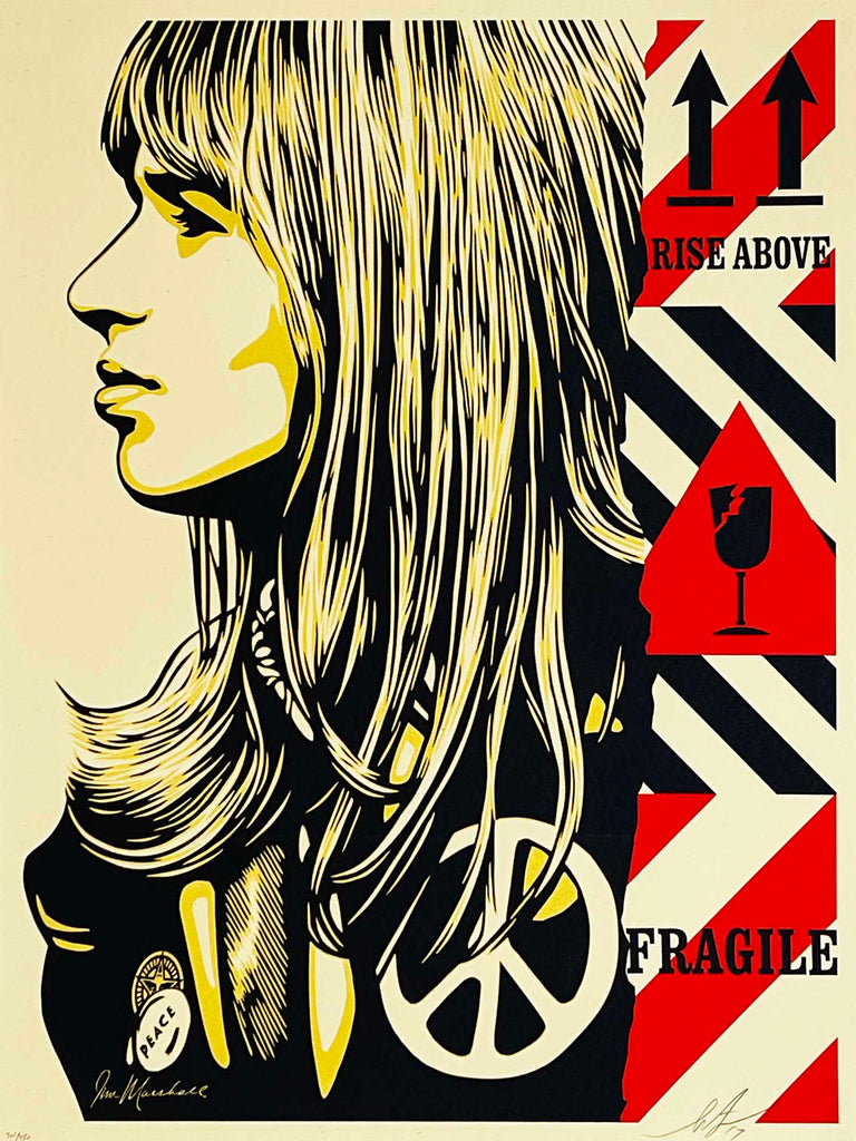 SHEPARD FAIREY 'Fragile Peace' Screen Print