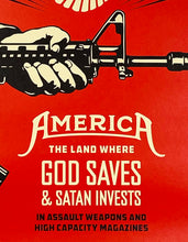 Load image into Gallery viewer, SHEPARD FAIREY 'God Saves & Satan Invests' Screen Print - Signari Gallery