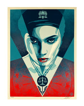 Load image into Gallery viewer, SHEPARD FAIREY 'Justice Woman' 2-Screen Print Set - Signari Gallery