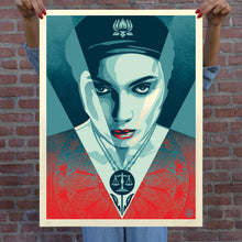 Load image into Gallery viewer, SHEPARD FAIREY 'Justice Woman' 2-Screen Print Set