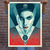 SHEPARD FAIREY 'Justice Woman' 2-Screen Print Set