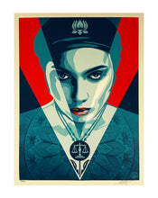 Load image into Gallery viewer, SHEPARD FAIREY 'Justice Woman' 2-Screen Print Set - Signari Gallery