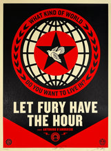 Load image into Gallery viewer, SHEPARD FAIREY 'Let Fury Have the Hour' (film) Screen Print - Signari Gallery