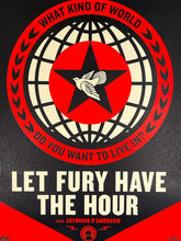 Load image into Gallery viewer, SHEPARD FAIREY 'Let Fury Have the Hour' (film) Screen Print - Signari Gallery
