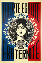 Load image into Gallery viewer, SHEPARD FAIREY 'Liberté, Égalité, Fraternité ' Offset Lithograph - Signari Gallery