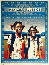 Load image into Gallery viewer, SHEPARD FAIREY 'Peace & Justice: Haiti' Screen Print