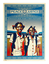 Load image into Gallery viewer, SHEPARD FAIREY 'Peace & Justice: Haiti' Screen Print