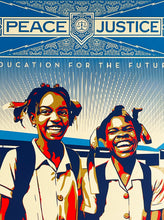Load image into Gallery viewer, SHEPARD FAIREY 'Peace & Justice: Haiti' Screen Print