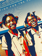 Load image into Gallery viewer, SHEPARD FAIREY 'Peace & Justice: Haiti' Screen Print
