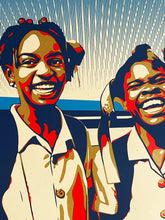 Load image into Gallery viewer, SHEPARD FAIREY 'Peace & Justice: Haiti' Screen Print