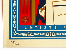 Load image into Gallery viewer, SHEPARD FAIREY 'Peace & Justice: Haiti' Screen Print - Signari Gallery