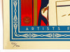 SHEPARD FAIREY 'Peace & Justice: Haiti' Screen Print - Signari Gallery