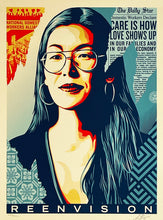Load image into Gallery viewer, SHEPARD FAIREY x Amplifier 'Reframe: Reenvision' AR Screen Print
