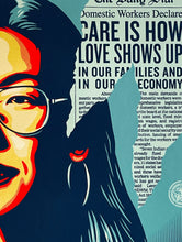 Load image into Gallery viewer, SHEPARD FAIREY x Amplifier 'Reframe: Reenvision' AR Screen Print