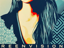 Load image into Gallery viewer, SHEPARD FAIREY x Amplifier 'Reframe: Reenvision' AR Screen Print